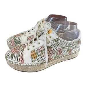 Vince Camuto Joellan Floral Sneakers Size 8